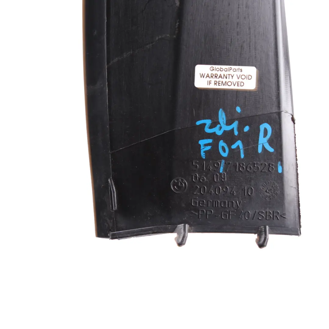 Embellecedor Maletero BMW F01 F02 Canalón Trasero Goteo Agua Derecha para con número de pieza 7186528 Embellecedor Maletero BMW F01 F02 Canalón Trasero Goteo Agua Derecha - SKU 7186528 - Número de pieza 7186528