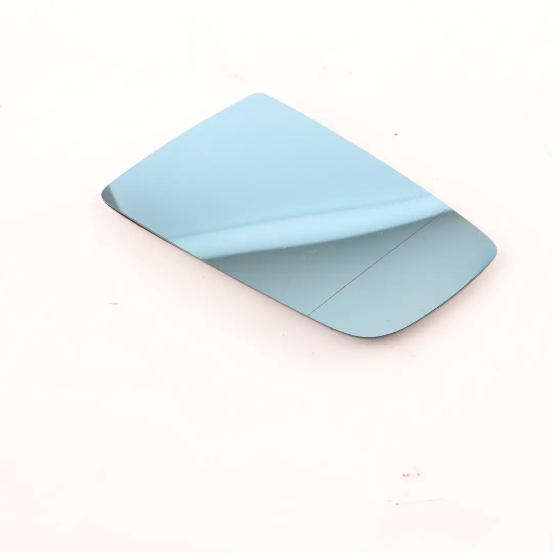 Wing Mirror Glass Left N/S Heated Wide Angle Blue to BMW E60 E61 E63 LCI with Part number 7186581 BMW E60 E61 E63 LCI Wing Mirror Glass Left N/S Heated Wide Angle Blue - SKU 7186581 - Part number 7186581