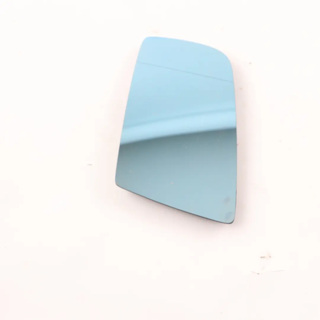Wing Mirror Glass Left N/S Heated Wide Angle Blue to BMW E60 E61 E63 LCI with Part number 7186581 BMW E60 E61 E63 LCI Wing Mirror Glass Left N/S Heated Wide Angle Blue - SKU 7186581 - Part number 7186581
