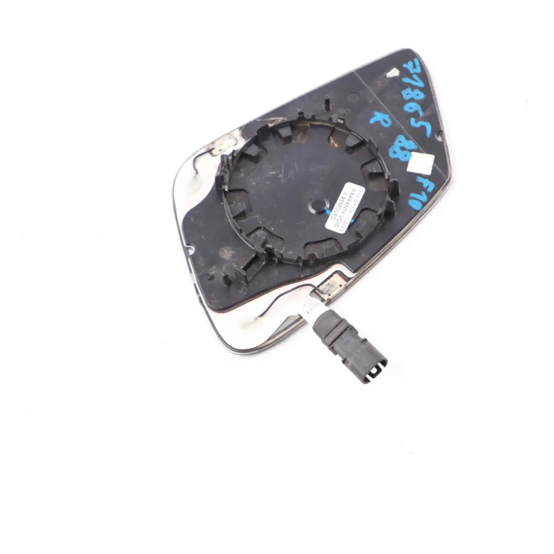BMW E60 LCI F10 Cristal Espejo Retrovisor Derecho Angular Electrocrómico - SKU 7186588 - Número de pieza 7186588