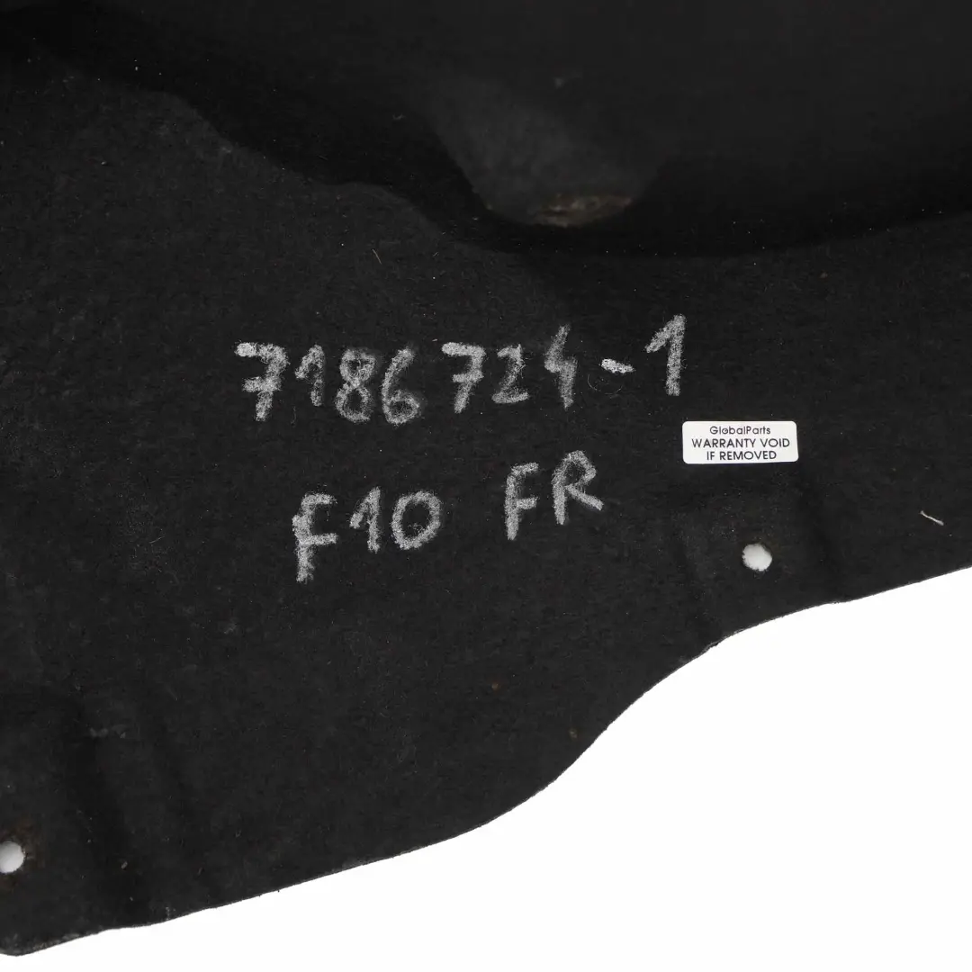 Arch BMW F10 F11 Front Right O/S Rear Section Housing Cover Panel to Wheel with Part number 7186724 Wheel Arch BMW F10 F11 Front Right O/S Rear Section Housing Cover Panel - SKU 7186724-1 - Part number 7186724