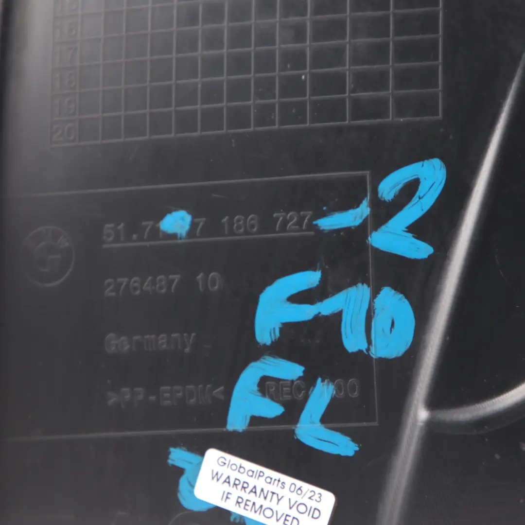 Radkasten Vorne Links Frontbereich Gehäuseabdeckung für BMW F10 F11 mit Teilenummer 7186727 BMW F10 F11 Radkasten Vorne Links Frontbereich Gehäuseabdeckung - SKU 7186727-2 - Teilenummer 7186727