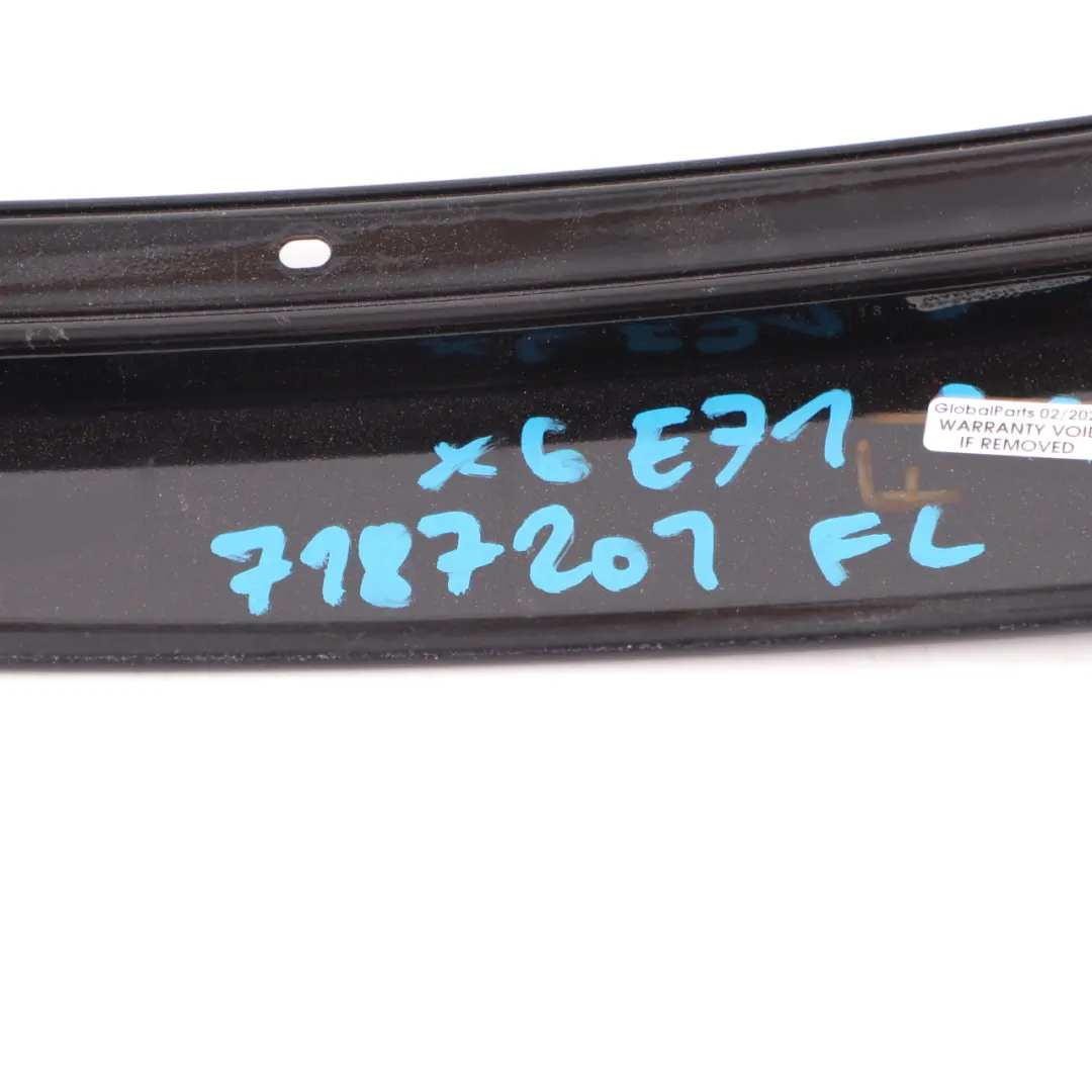 Acabado Ventana Pilar B Puerta Delantera Izquierda Panel para BMW X6 E71 con número de pieza 7187201 BMW X6 E71 Acabado Ventana Pilar B Puerta Delantera Izquierda Panel - SKU 7187201 - Número de pieza 7187201
