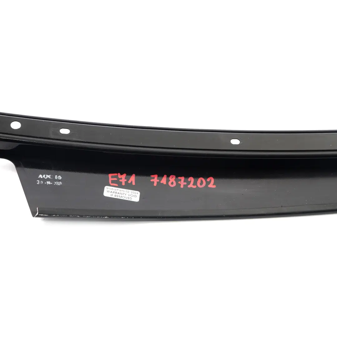 BMW X6 E71 Finisher Fenster B Säule Vordertür Rechts Hochglanz - SKU 7187202 - Teilenummer 7187202