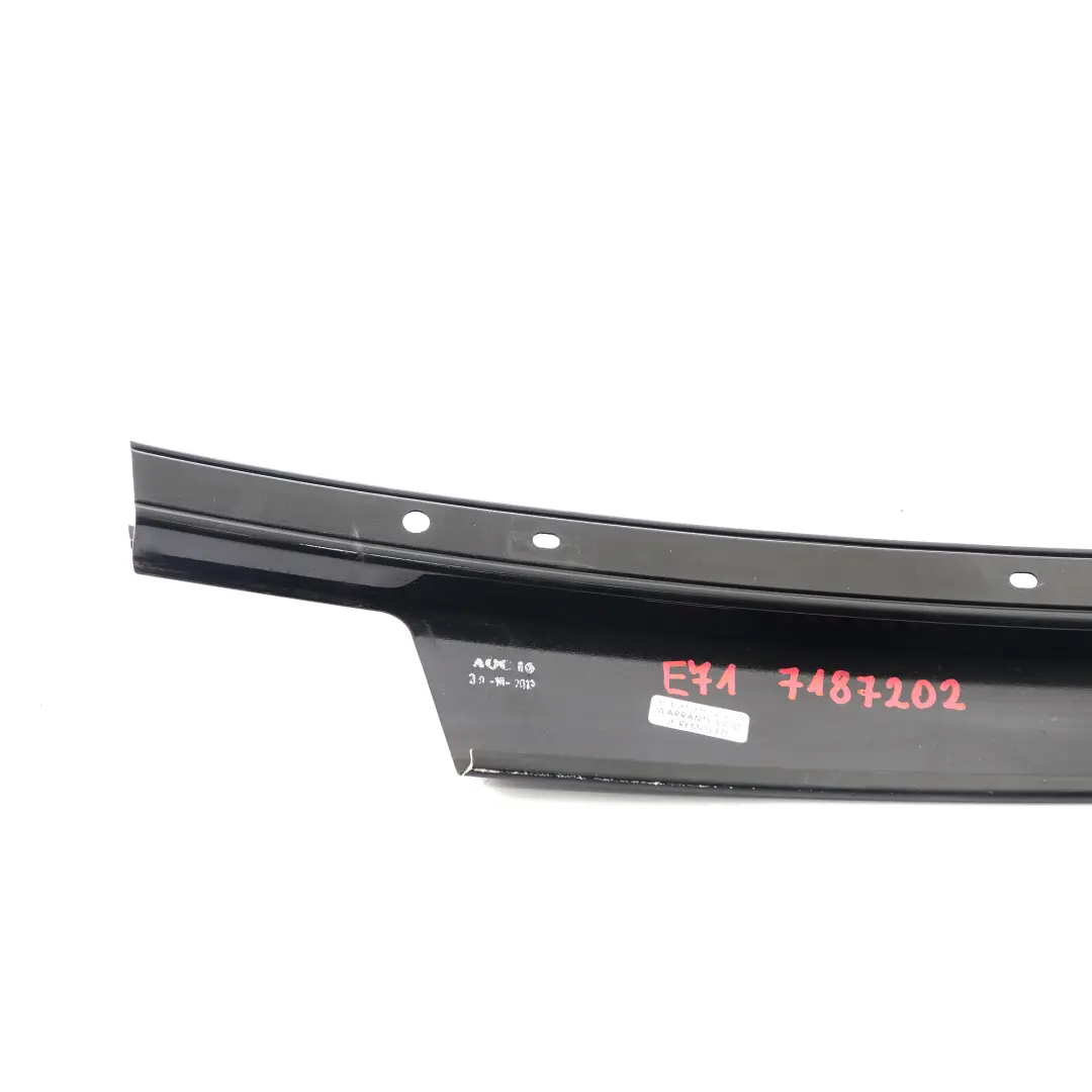 Acabado Ventana Pilar B Puerta Delantera Derecha Alto Brillo para BMW X6 E71 con número de pieza 7187202 BMW X6 E71 Acabado Ventana Pilar B Puerta Delantera Derecha Alto Brillo - SKU 7187202 - Número de pieza 7187202