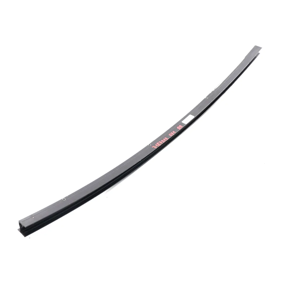 BMW X6 E71 Shadow Line Window Guide Rear Door Strip Right High Gloss - SKU 7187212 - Part number 7187212
