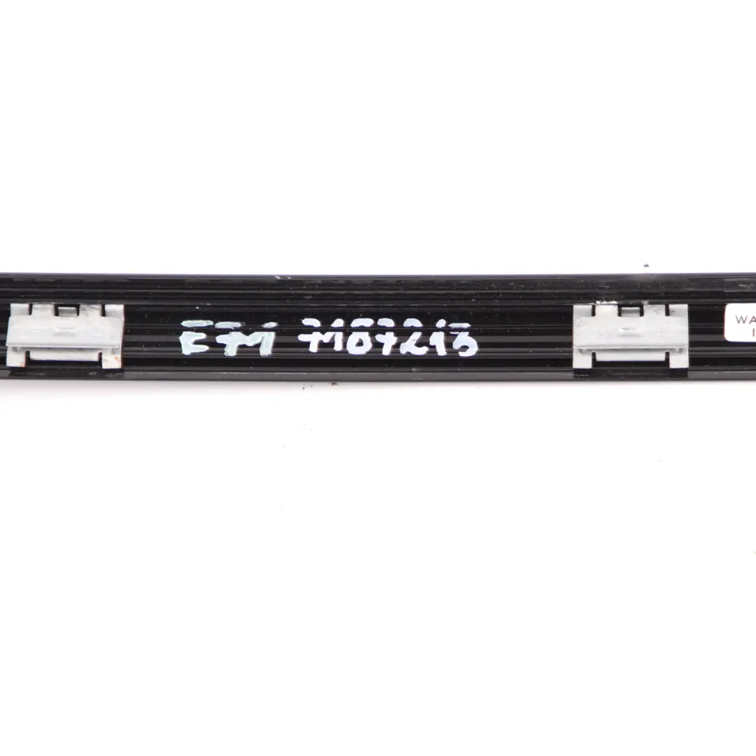 BMW X6 E71 Window Frame Finisher Door Rear Left N/S Top Trim Strip High Gloss - SKU 7187213 - Part number 7187213