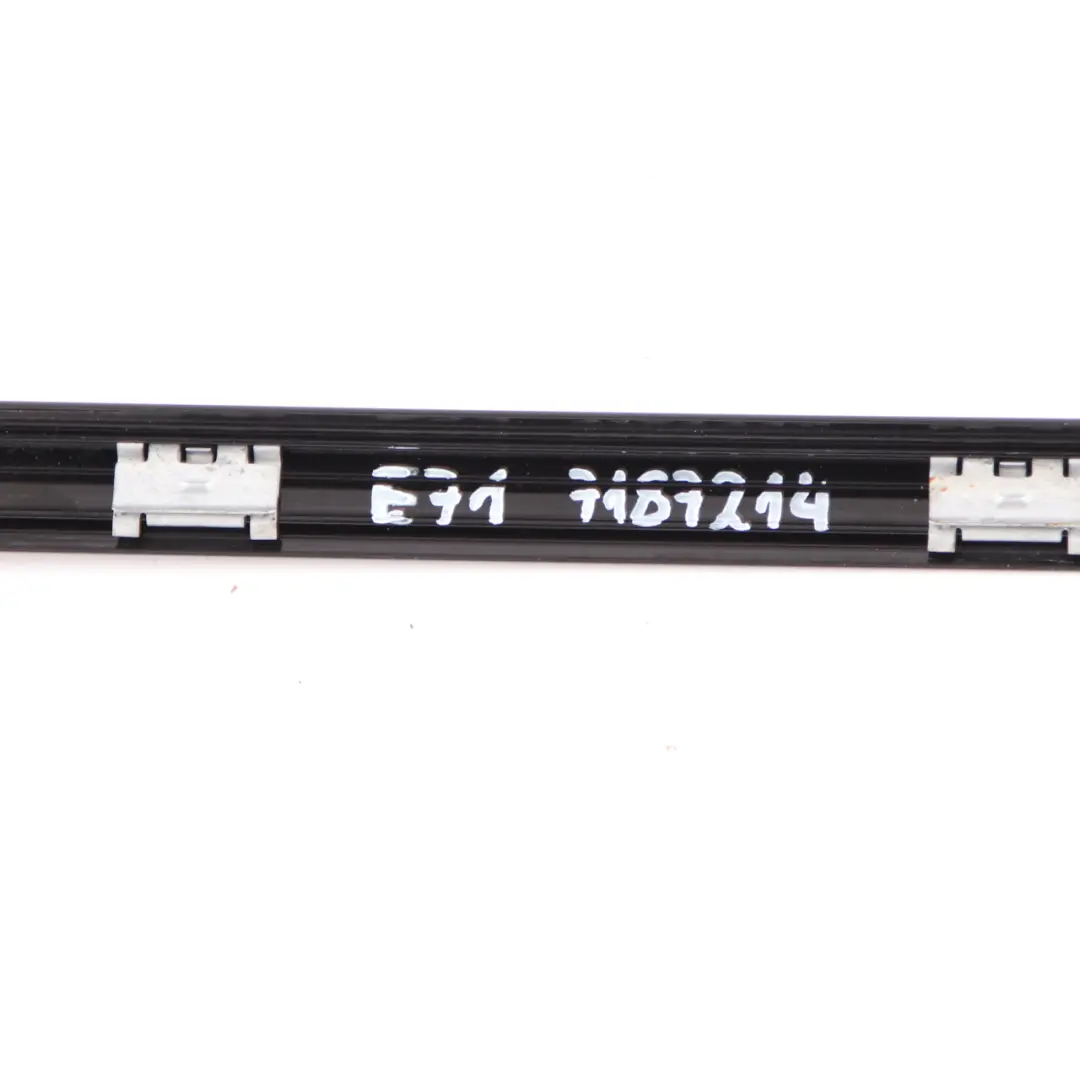 BMW X6 E71 Window Frame Finisher Door Rear Right Top Trim Strip High Gloss - SKU 7187214 - Part number 7187214