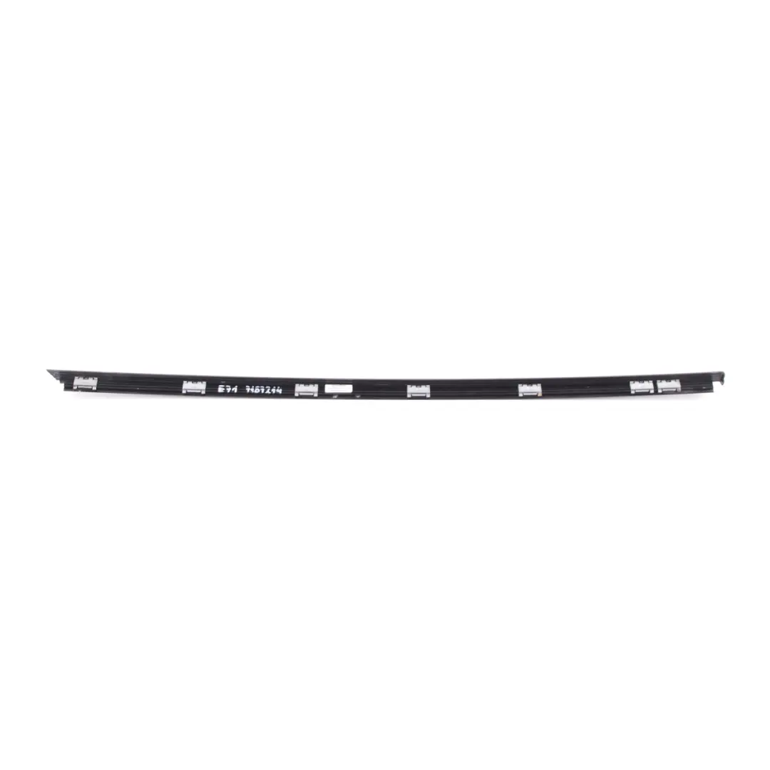 BMW X6 E71 Window Frame Finisher Door Rear Right Top Trim Strip High Gloss - SKU 7187214 - Part number 7187214