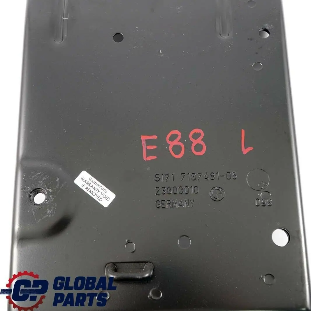 BMW E88 Proteccion antivuelco Placa De proteccion De carga izquierda - SKU 7187481 - Número de pieza 7187481