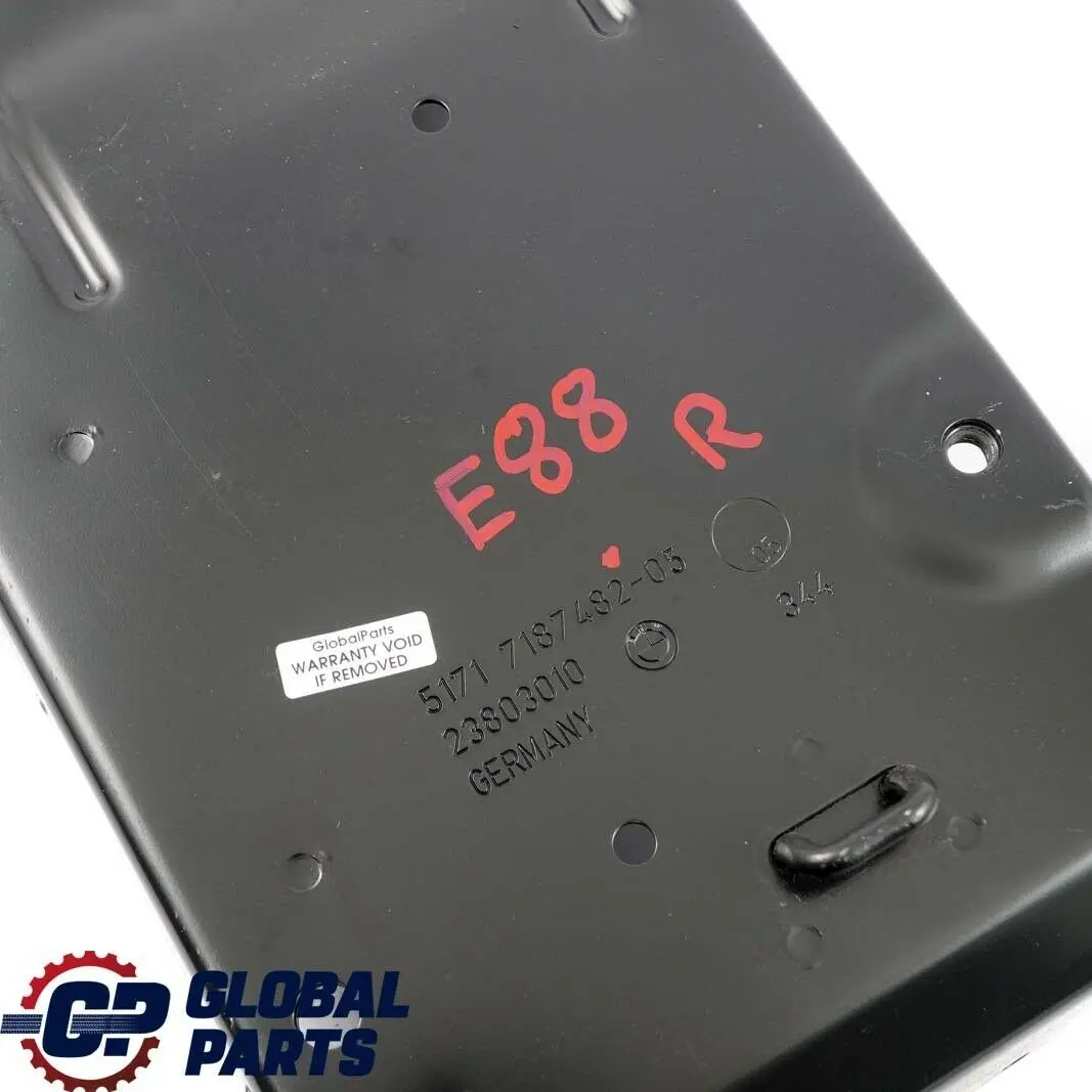 BMW 1 Series E88 Cabrio Rollover Protection Cargo Guard Plate Right O/S - SKU 7187482 - Part number 7187482