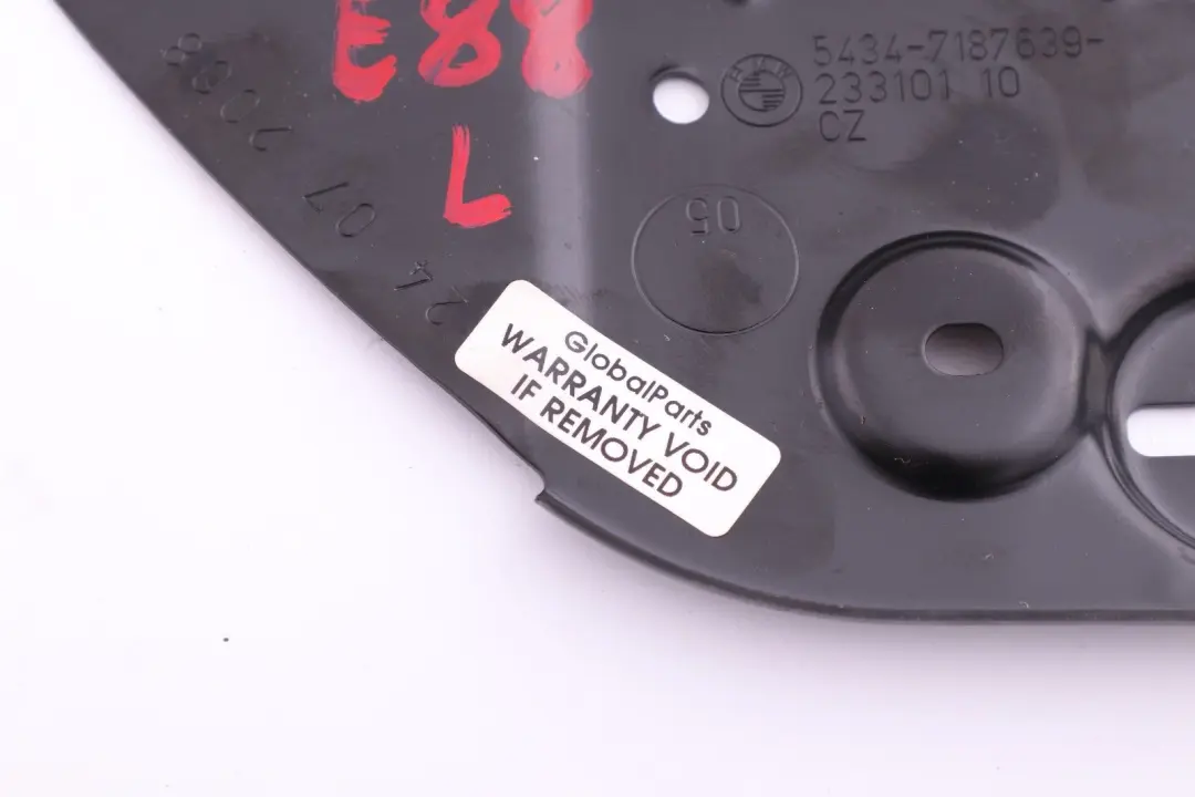 Support Bracket Tension Bar Left N/S to BMW 1 Series E88 Cabrio with Part number 7187639 BMW 1 Series E88 Cabrio Support Bracket Tension Bar Left N/S - SKU 7187639 - Part number 7187639