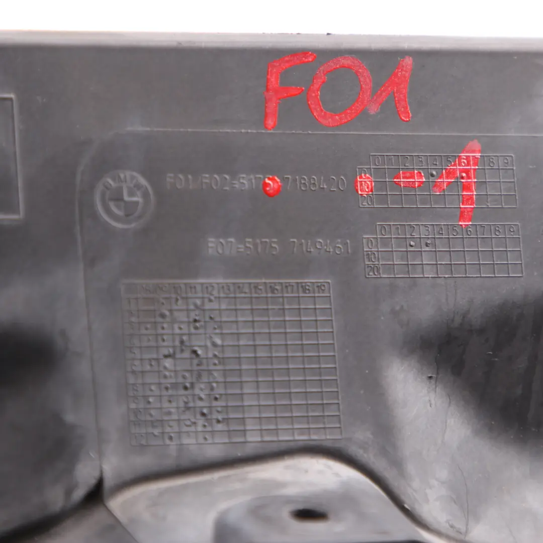 Wall Bulkhead BMW F01 F02 1 Room Bay Front Sound Insulating Cover to Engine with Part number 7188420 Engine Wall Bulkhead BMW F01 F02 1 Room Bay Front Sound Insulating Cover - SKU 7188420-1 - Part number 7188420