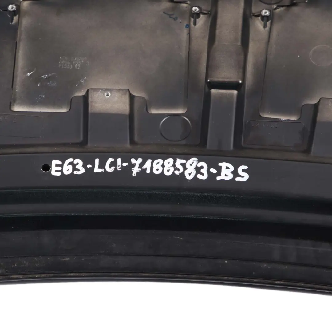 Boot Trunk Lid BMW E63 LCI Tailgate Bootlid Rear Black Sapphire Metallic - 475 - SKU 7188583-BS - Part number 7188583
