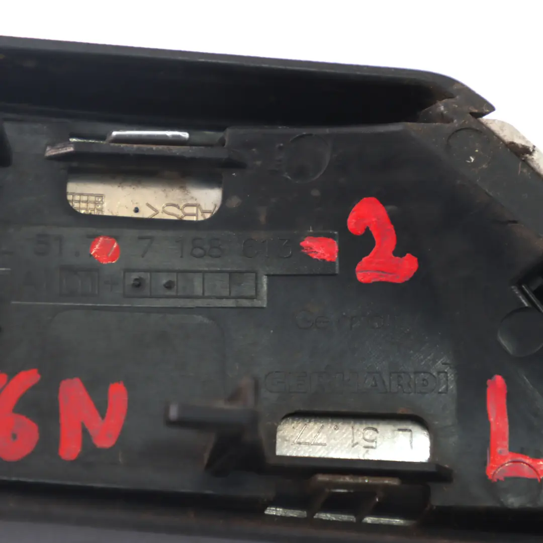 Mini R55 R56 R57 LCI Chrom Kierunkowskazu Błotnika Lewy Przód - SKU 7188613-2 - Numer Części 7188613