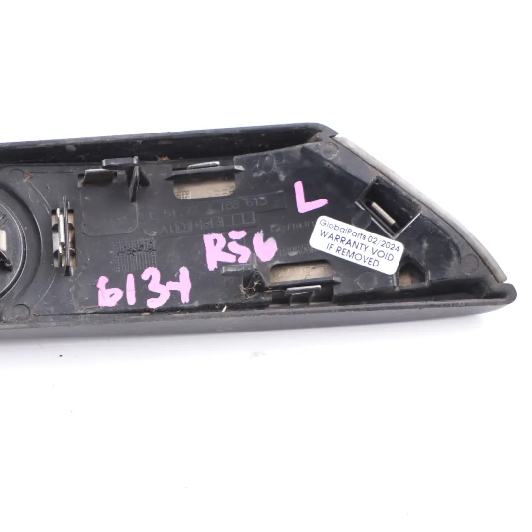 Additional Turn Indicator Lamp Fender Left N/S Chrome to Mini R55 R56 R57 with Part number 7188613 Mini R55 R56 R57 Additional Turn Indicator Lamp Fender Left N/S Chrome - SKU 7188613-3 - Part number 7188613