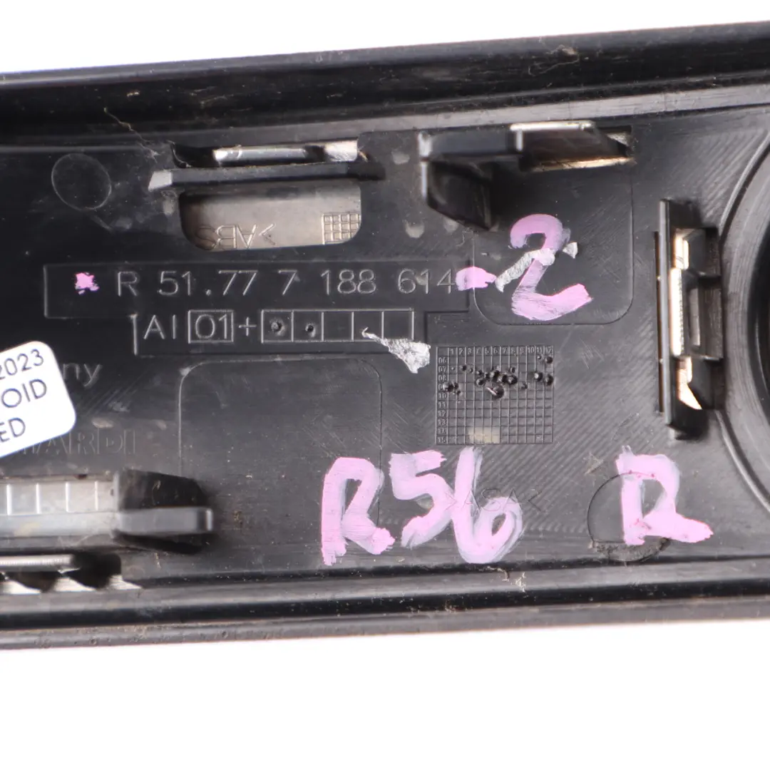 Mini R55 R56 R57 Couvercle de clignotant d'aile chromé droit - SKU 7188614-2 - Numéro de pièce 7188614
