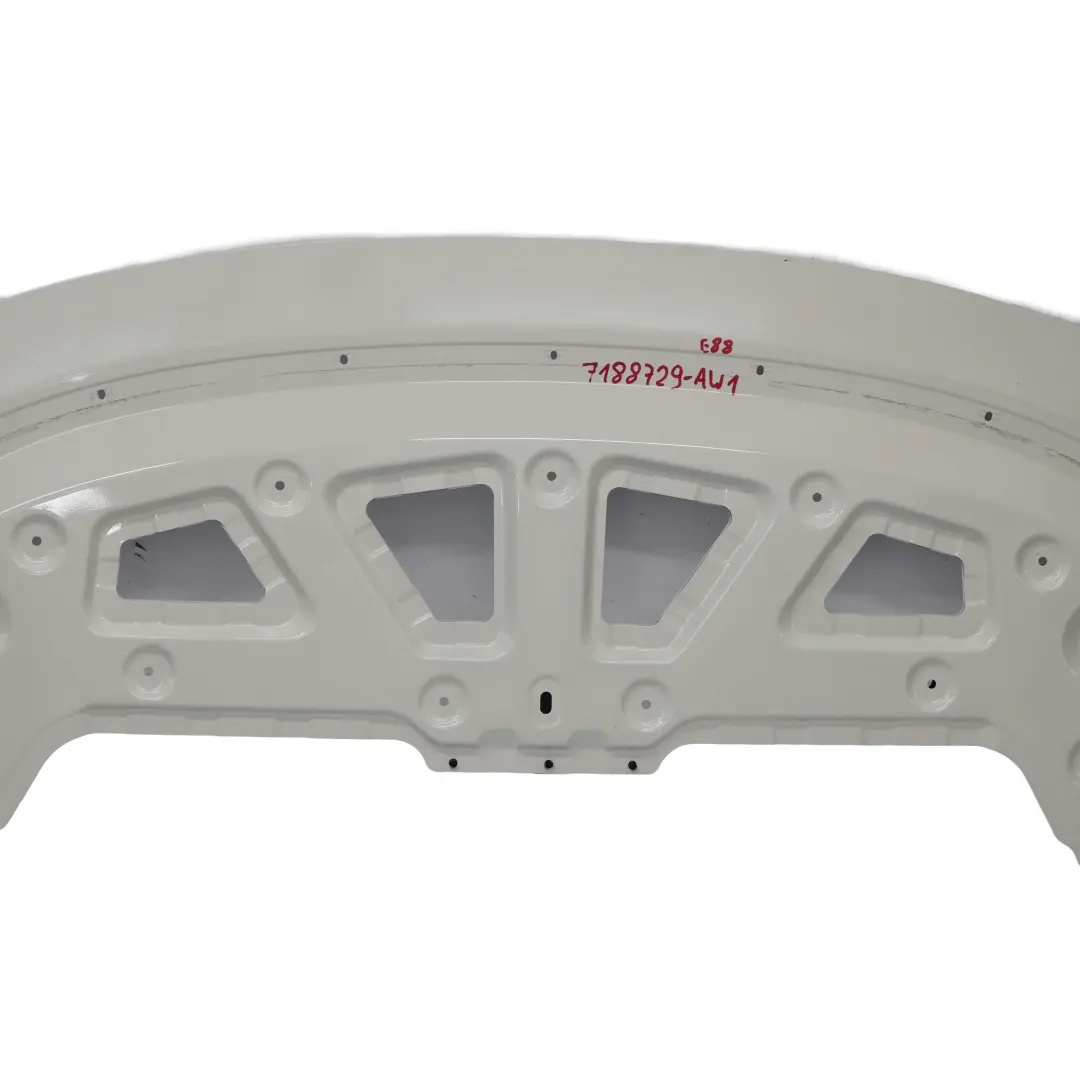 Folding Top Compartment Lid Cover Alpinweiss White - 300 to BMW E88 Convertible with Part number 7188729 BMW E88 Convertible Folding Top Compartment Lid Cover Alpinweiss White - 300 - SKU 7188729-AW1 - Part number 7188729