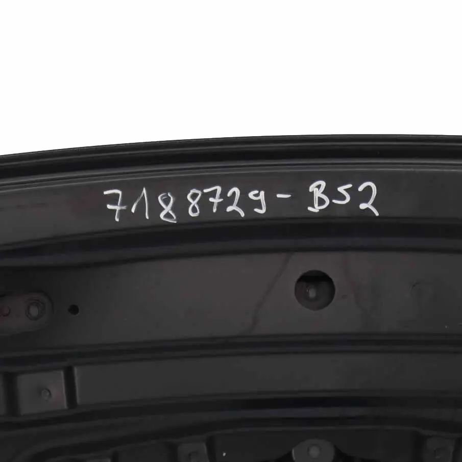 BMW E88 Folding Top Compartment Lid Convertible Cover Black Sapphire - 475 - SKU 7188729-BS2 - Part number 7188729
