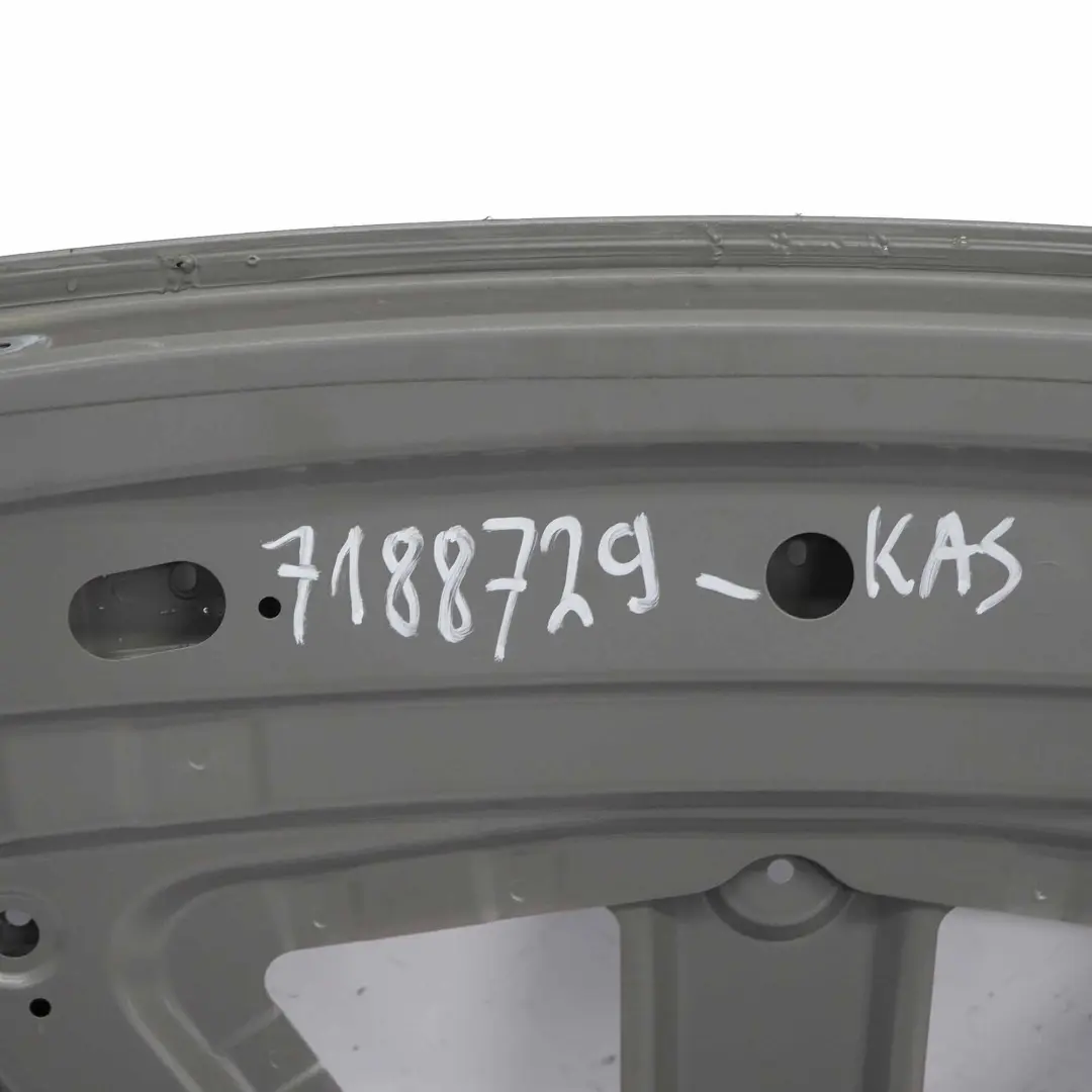 BMW E88 Folding Top Convertible Compartment Lid Cover Kaschmirsilber Silver A72 - SKU 7188729-KAS - Part number 7188729