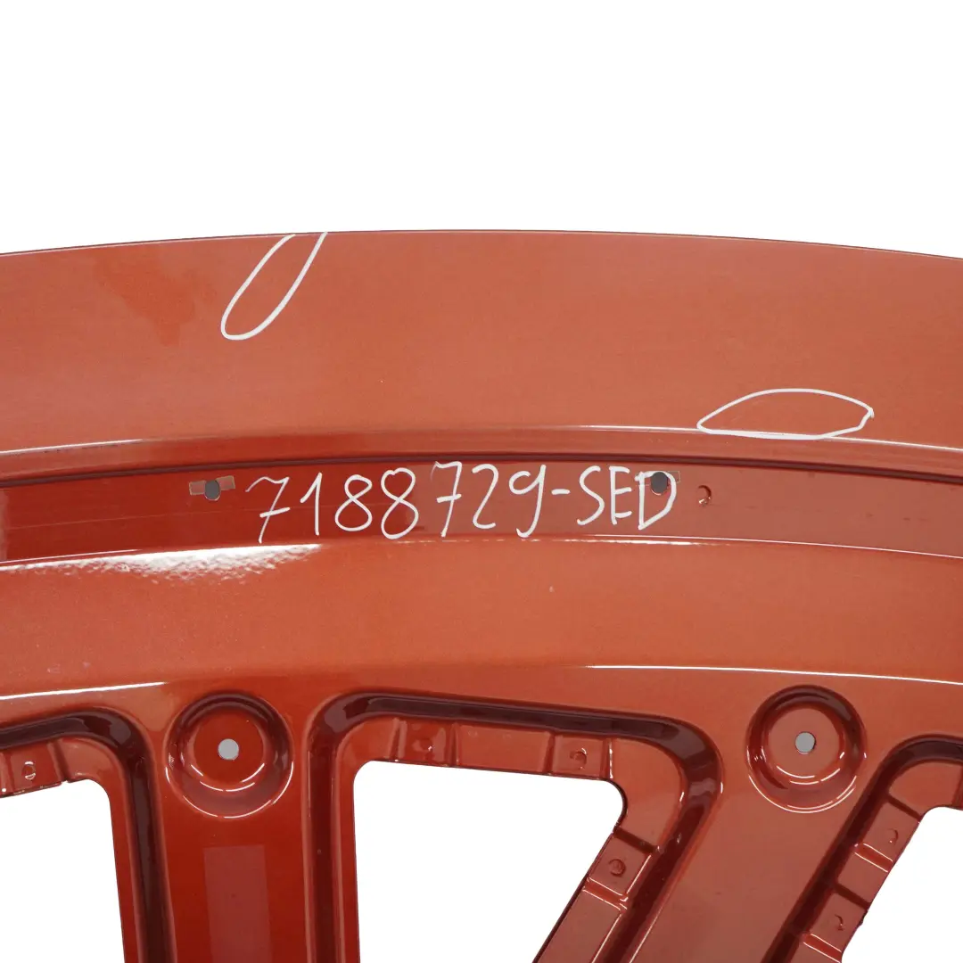 BMW E88 Folding Top Convertible Compartment Lid Cover Sedonarot Sedona Red - A79 - SKU 7188729-SED - Part number 7188729