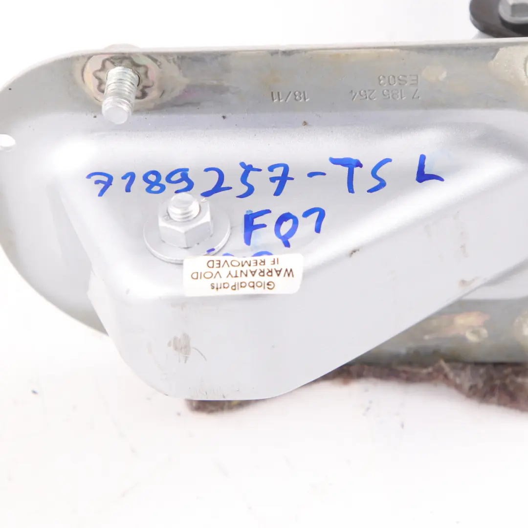 Hinge Trunk Lid Boot Tailgate Left N/S Titansilber Silver 354 7185254 to BMW F01 with Part number 7189257 BMW F01 Hinge Trunk Lid Boot Tailgate Left N/S Titansilber Silver 354 7185254 - SKU 7189257-TS - Part number 7189257