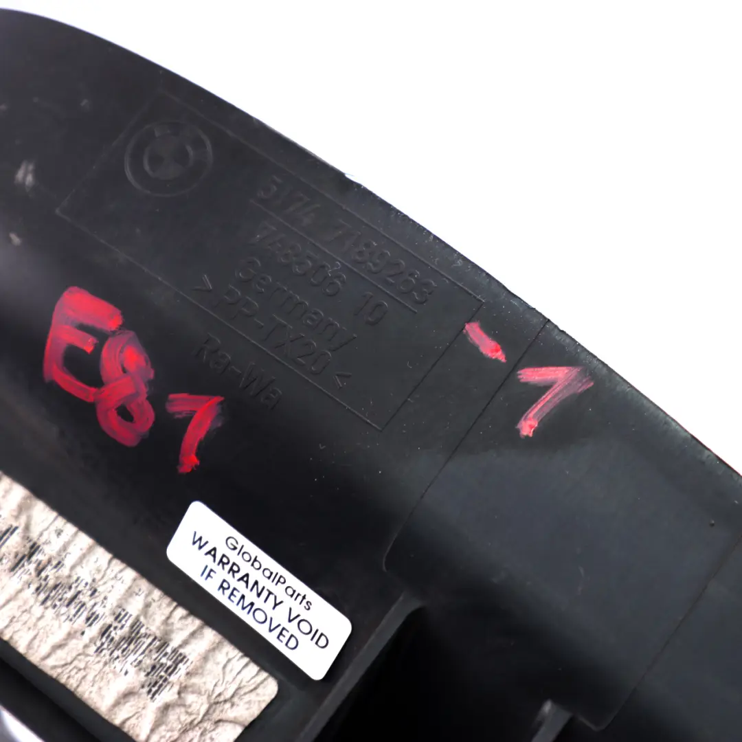 Supporto Radiatore Condotto Aria Superiore per BMW E81 E82 E87 LCI E88 con numero di parte 7189263 BMW E81 E82 E87 LCI E88 Supporto Radiatore Condotto Aria Superiore - SKU 7189263-1 - Numero di parte 7189263