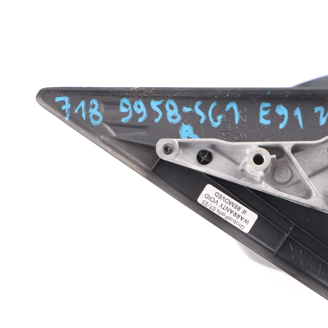 Wing Mirror Door BMW E90 E91 Heated Right O/S Sparkling Graphite Metallic A22 to with Part number 7189958 Wing Mirror Door BMW E90 E91 Heated Right O/S Sparkling Graphite Metallic A22 - SKU 7189958-SG1 - Part number 7189958