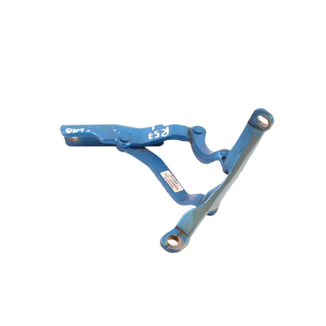 Cerniera portellone bagagliaio sinistro Laser Blue blu per Mini Cabrio R57 con numero di parte 7190331 Mini Cabrio R57 Cerniera portellone bagagliaio sinistro Laser Blue blu - SKU 7190331-LAB - Numero di parte 7190331