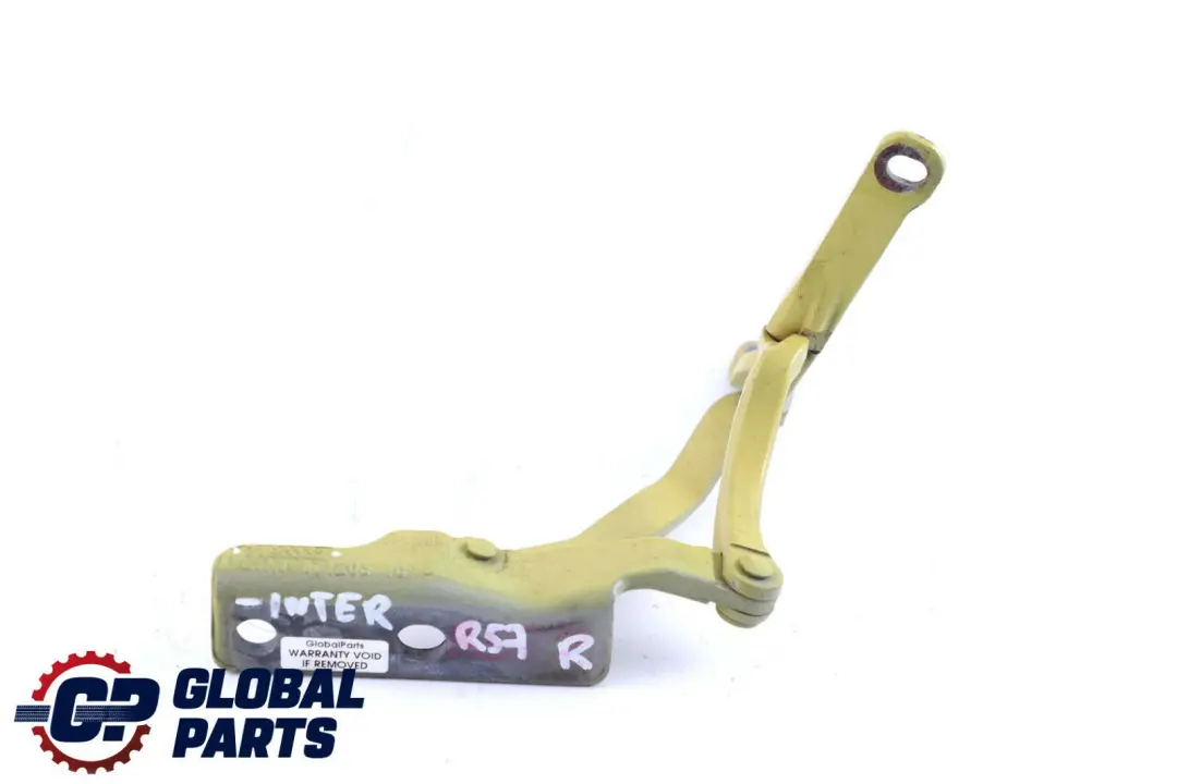 BMW Mini Cabrio R57 Right Boot Trunk Tailgate Hinge O/S Interchange Yellow - SKU 7190332-INTER - Part number 2758376