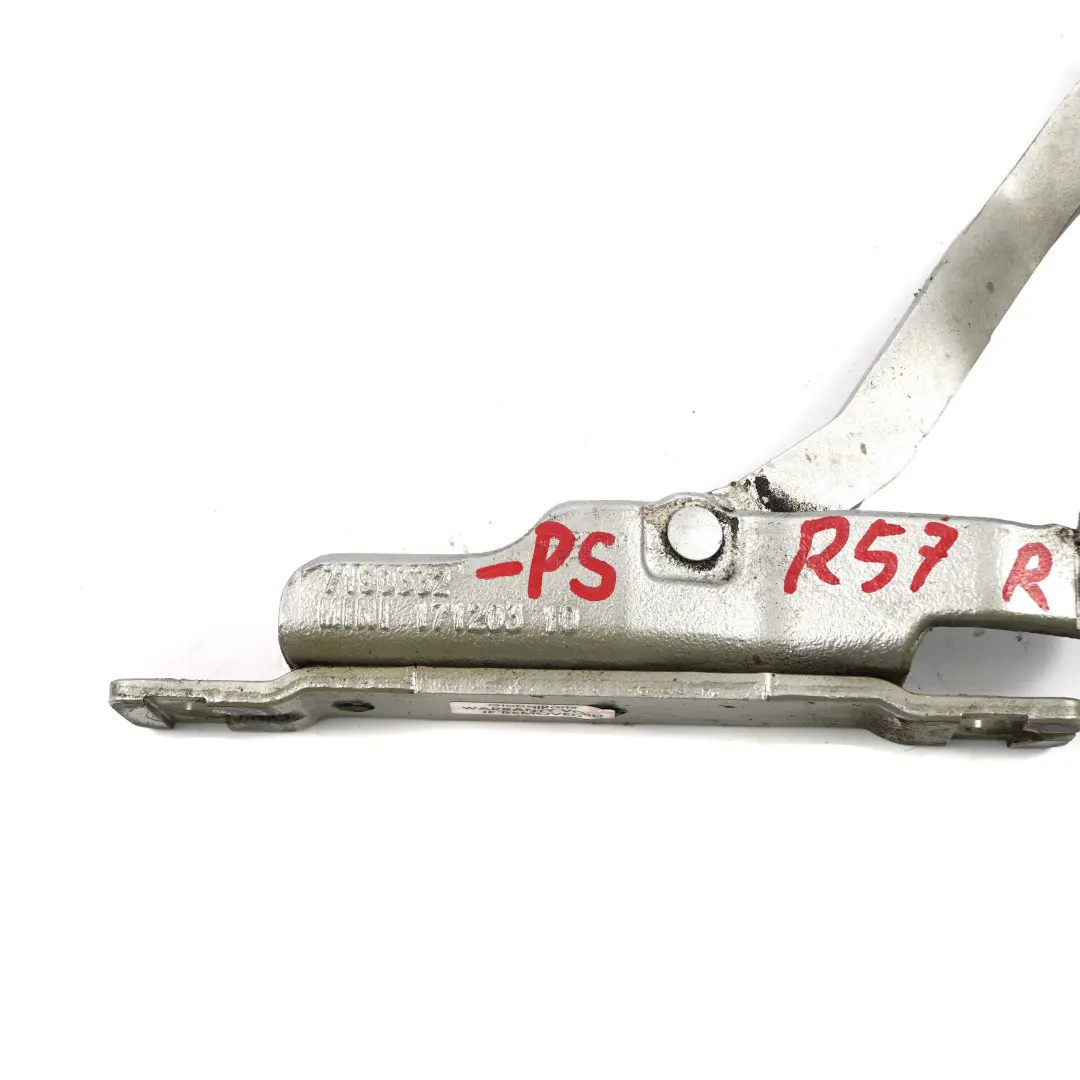Zawias Klapy Prawy Tylny Pure Silver do Mini R57 o numerze 7190332 Mini R57 Zawias Klapy Prawy Tylny Pure Silver - SKU 7190332-PS - Numer Części 7190332