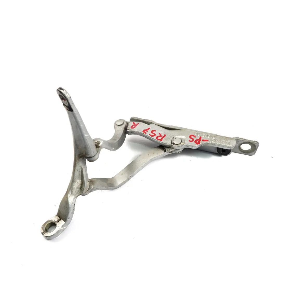 Boot Trunk Tailgate Hinge Right O/S Pure Silver Metallic - 900 to Mini Cabrio R57 with Part number 7190332 Mini Cabrio R57 Boot Trunk Tailgate Hinge Right O/S Pure Silver Metallic - 900 - SKU 7190332-PS - Part number 7190332