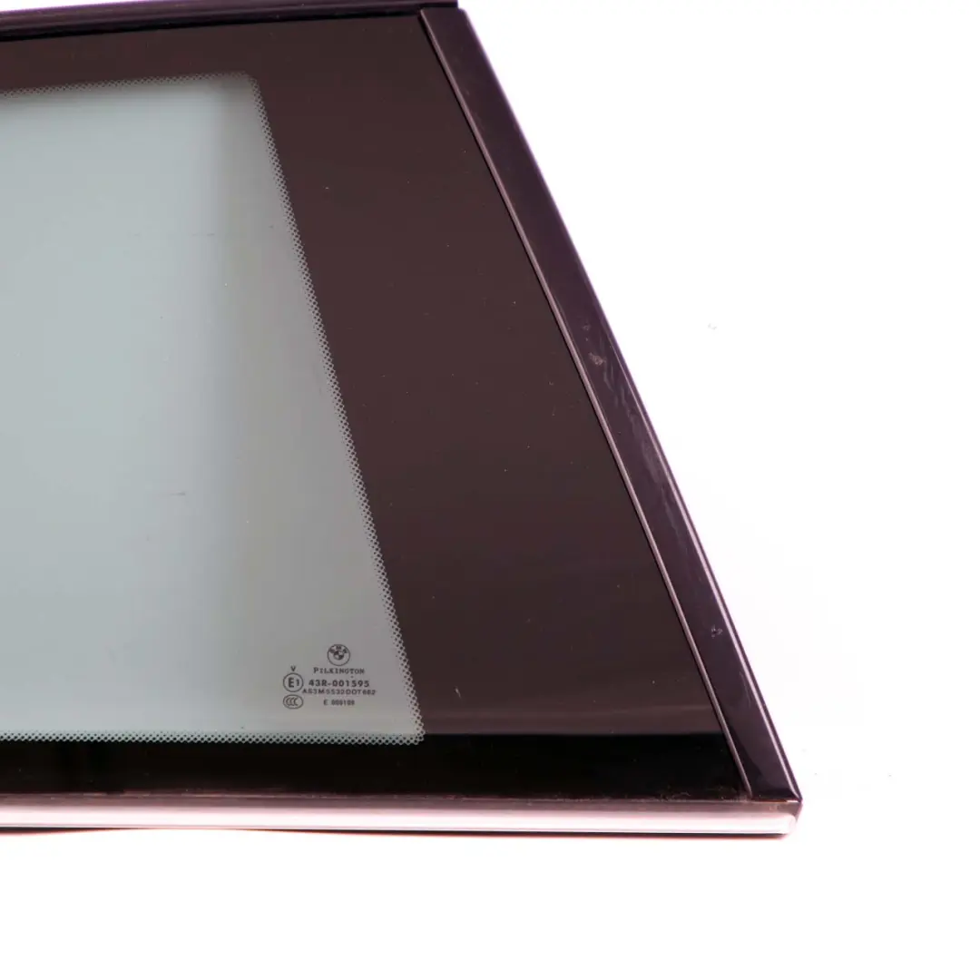 Right Door O/S Side Window Glass Black AS3 Trim to BMW 1 Series E81 Rear with Part number 7190340 BMW 1 Series E81 Rear Right Door O/S Side Window Glass Black AS3 Trim - SKU 7190340 - Part number 7190340