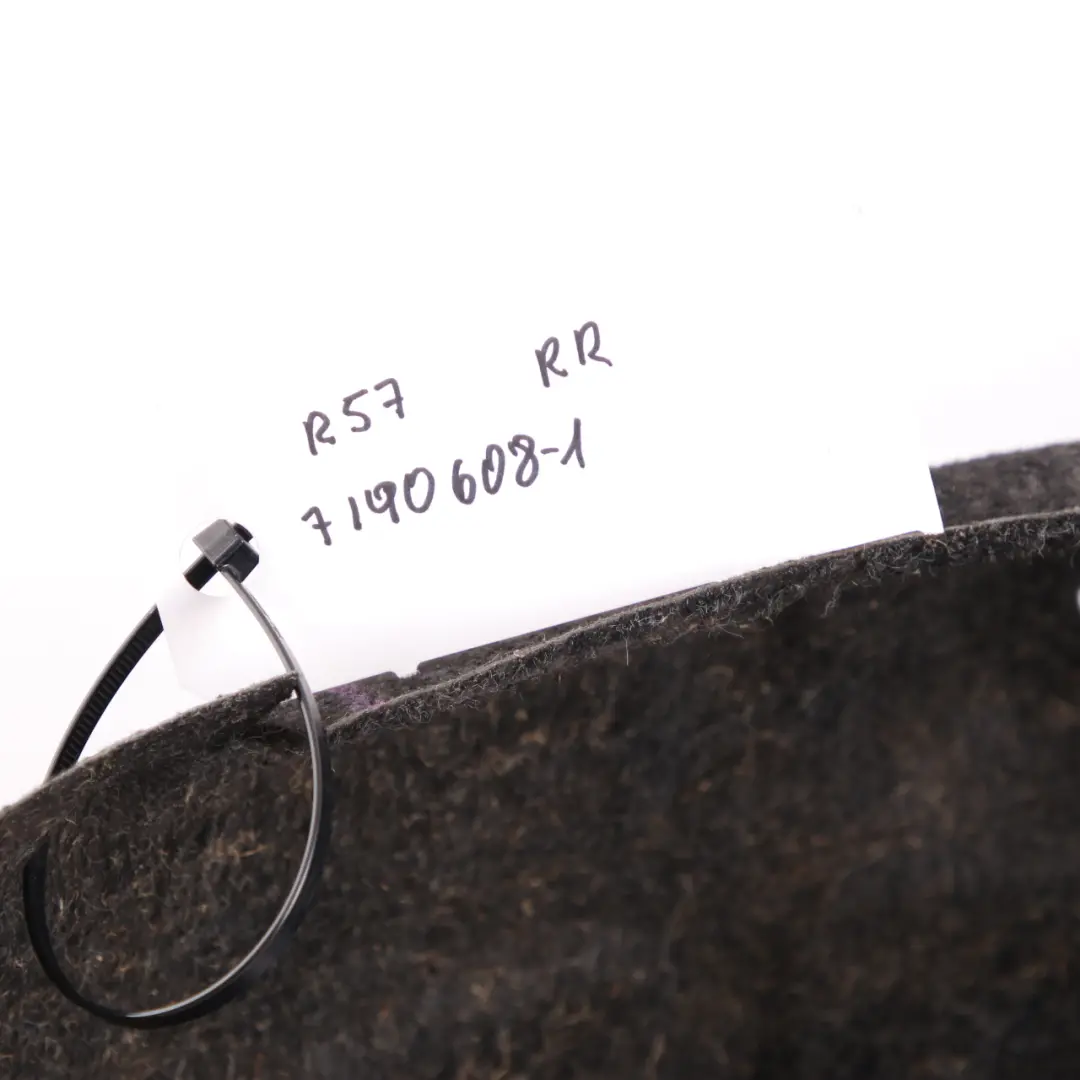 Mini R57 R57N LCI R58 1 Couvercle d'arceau passage de roue arrière droit - SKU 7190608-1 - Numéro de pièce 7190608