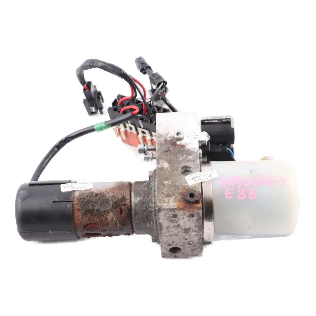 Hydraulic Pump Folding Top Roof Unit to BMW E88 Cabrio Convertible with Part number 7190715 BMW E88 Cabrio Convertible Hydraulic Pump Folding Top Roof Unit - SKU 7190715-3 - Part number 7190715