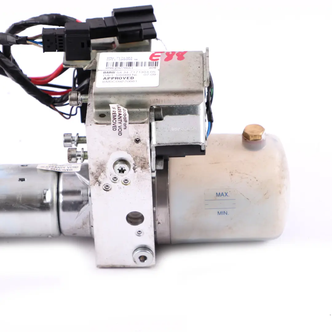 Faltdach Hydraulikpumpe Motor Fahrt 7171303 für BMW E88 Cabrio Convertible mit Teilenummer 7190715 BMW E88 Cabrio Convertible Faltdach Hydraulikpumpe Motor Fahrt 7171303 - SKU 7190715 - Teilenummer 7190715