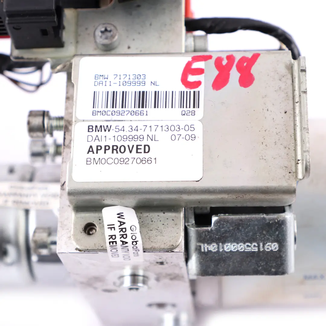 BMW E88 Cabrio Convertible Folding Top Roof Hydraulic Pump 7171303 - SKU 7190715 - Part number 7190715