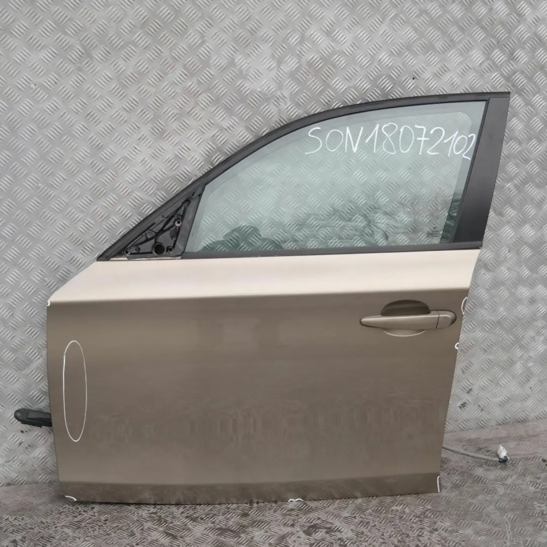 Door Front Left N/S Sonora Metallic - A23 to BMW 1 SERIES 1 E87 E87N with Part number 41517191011 BMW 1 SERIES 1 E87 E87N Door Front Left N/S Sonora Metallic - A23 - SKU 7191011-SON1 - Part number 41517191011