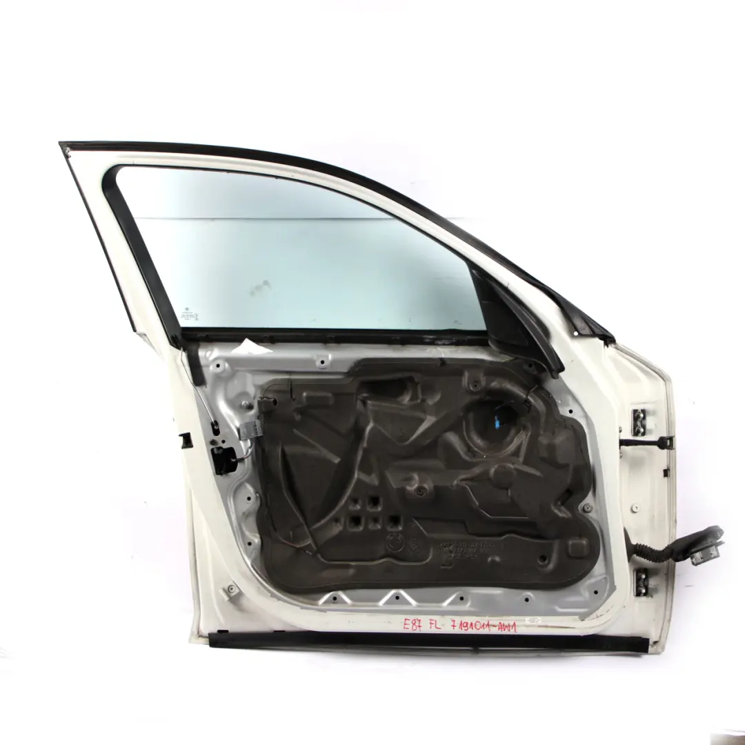 BMW 1 E87 Door Front Left N/S Alpinweiss 3 Alpine White - 300 - SKU 7191011-AW1 - Part number 7191011