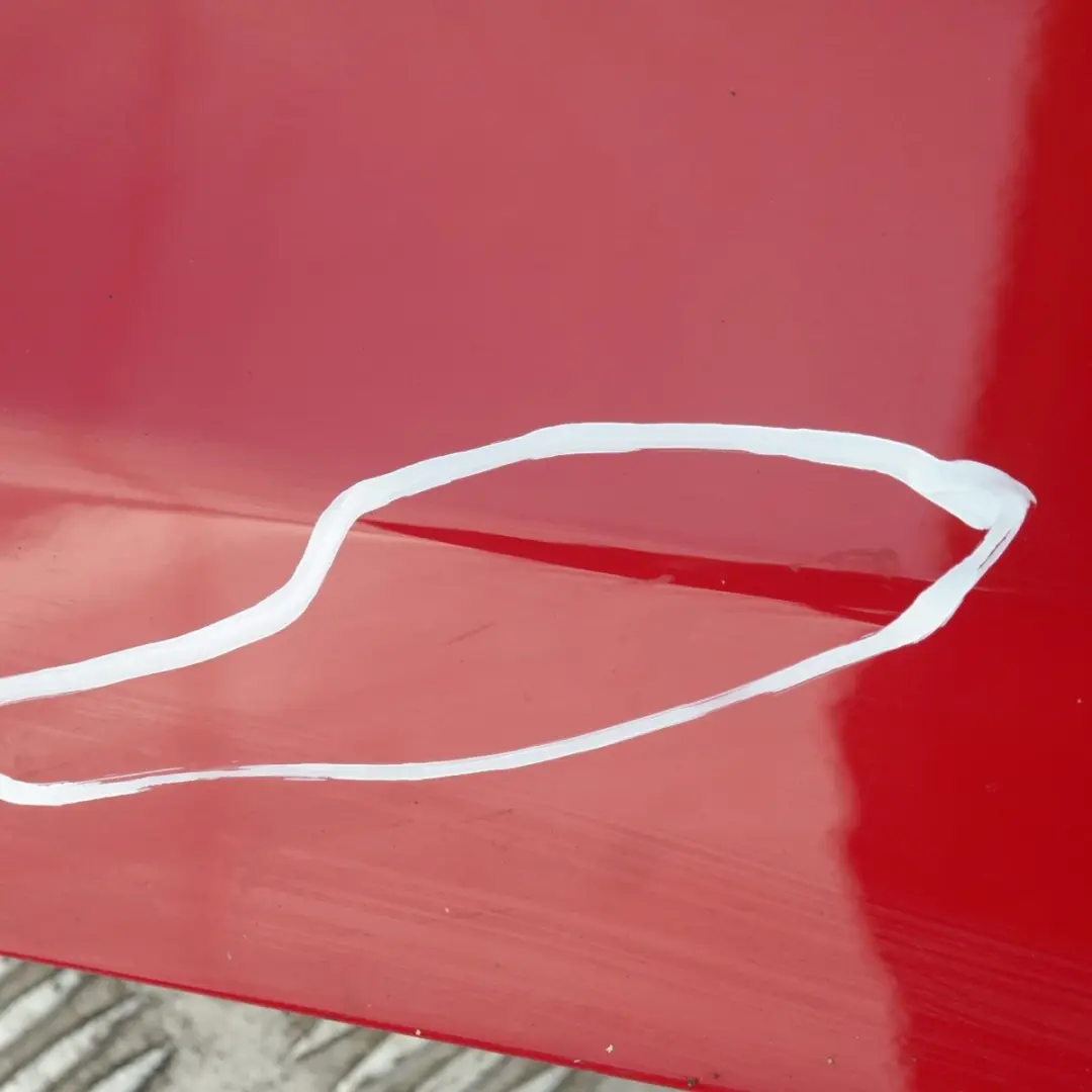 BMW 1 E87 drzwi lewe przednie karmesinrot A61 - SKU 7191011-KAR1 - Numer Części 7191011