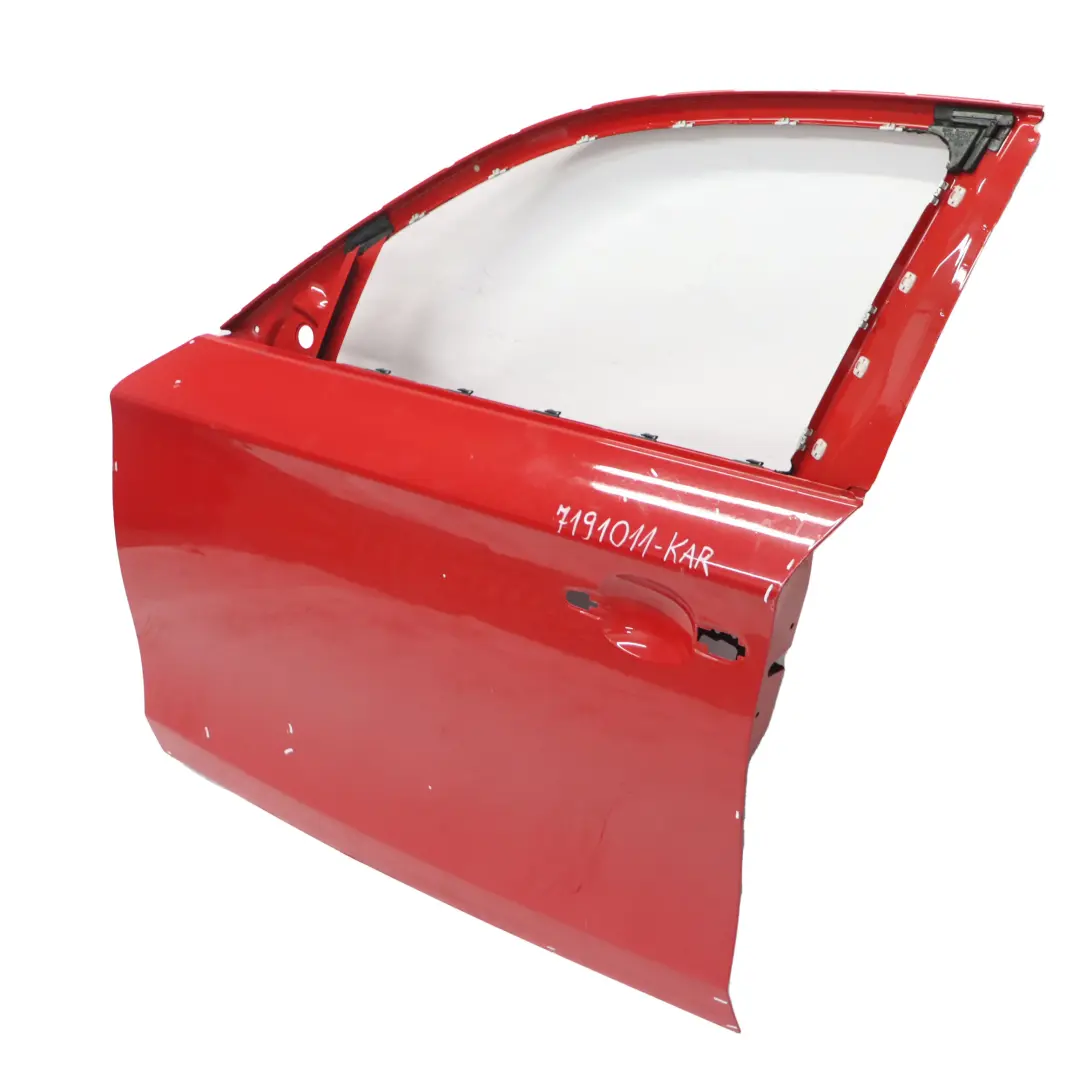 Porta Anteriore Sinistra Rosso-Cremisi Karmesin Rosso - A61 per BMW E87 con numero di parte 7191011 BMW E87 Porta Anteriore Sinistra Rosso-Cremisi Karmesin Rosso - A61 - SKU 7191011-KAR - Numero di parte 7191011