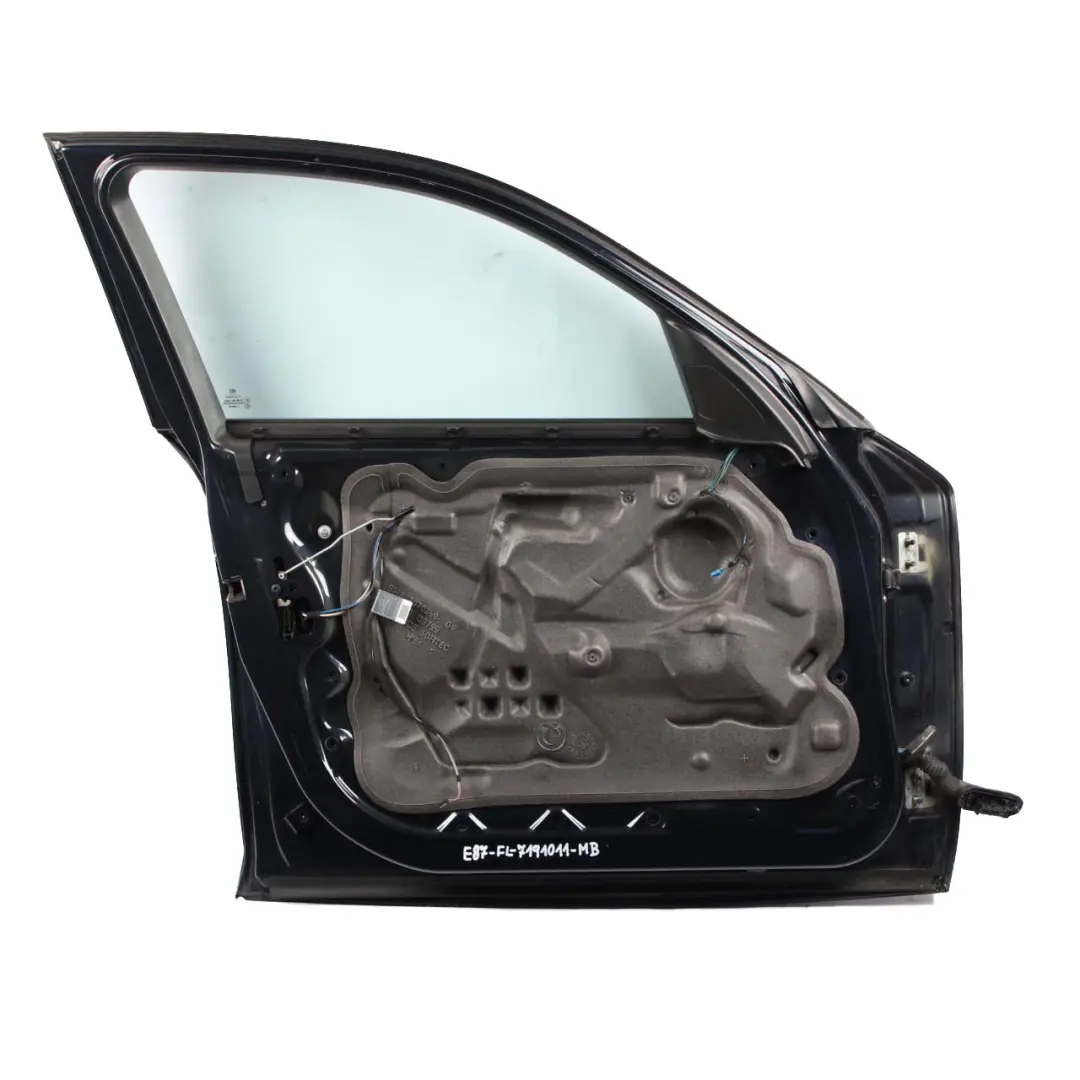BMW 1 E87 Door Front Left N/S Monacoblau Blue Blau Metallic - A35 - SKU 7191011-MB - Part number 7191011
