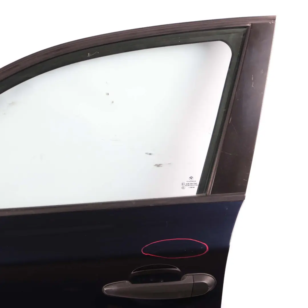 Door Front Left N/S Monacoblau Blue Blau Metallic - A35 to BMW 1 E87 with Part number 7191011 BMW 1 E87 Door Front Left N/S Monacoblau Blue Blau Metallic - A35 - SKU 7191011-MB - Part number 7191011