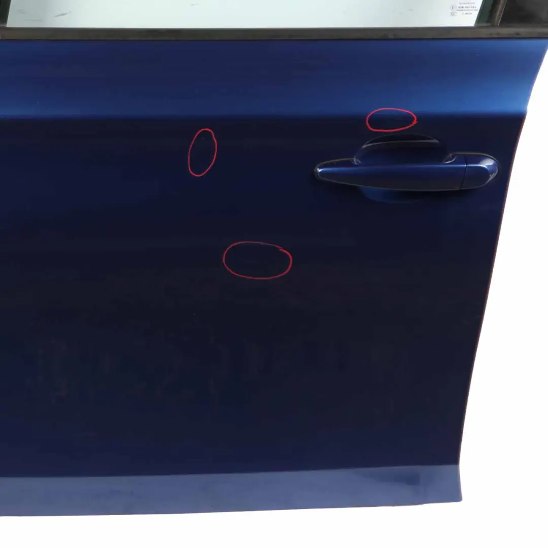 BMW 1 Series E87 E87N Door Front Left N/S Montegoblau Montego Blue Blau A51 - SKU 7191011-MTB - Part number 7191011