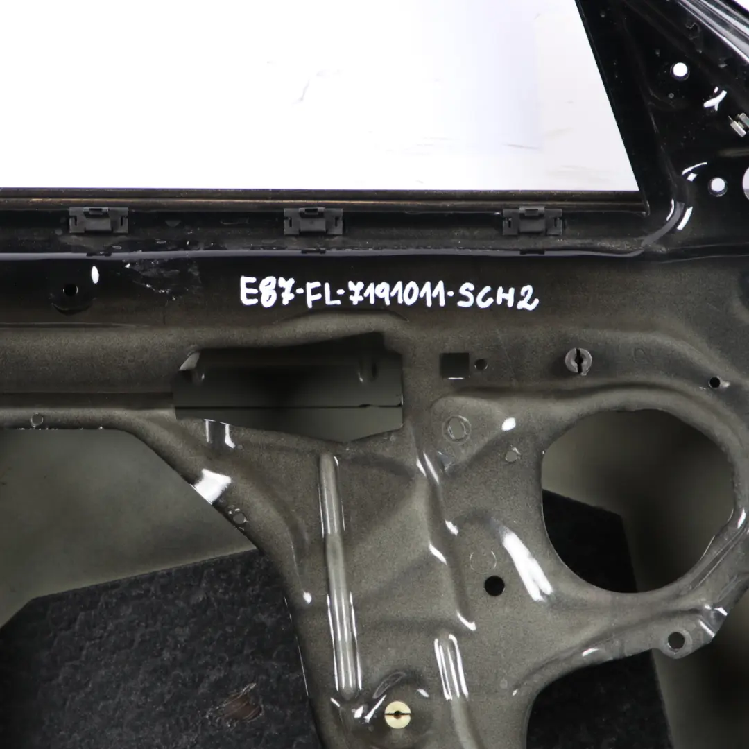BMW 1 Series E87 Door Front Left N/S Black Schwarz 2 - 668 - SKU 7191011-SCH2 - Part number 7191011