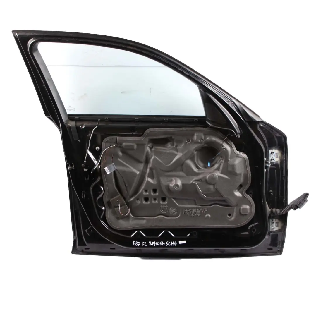 BMW 1 Series E87 Door Front Left N/S Schwarz 2 Black - 668 - SKU 7191011-SCH4 - Part number 7191011