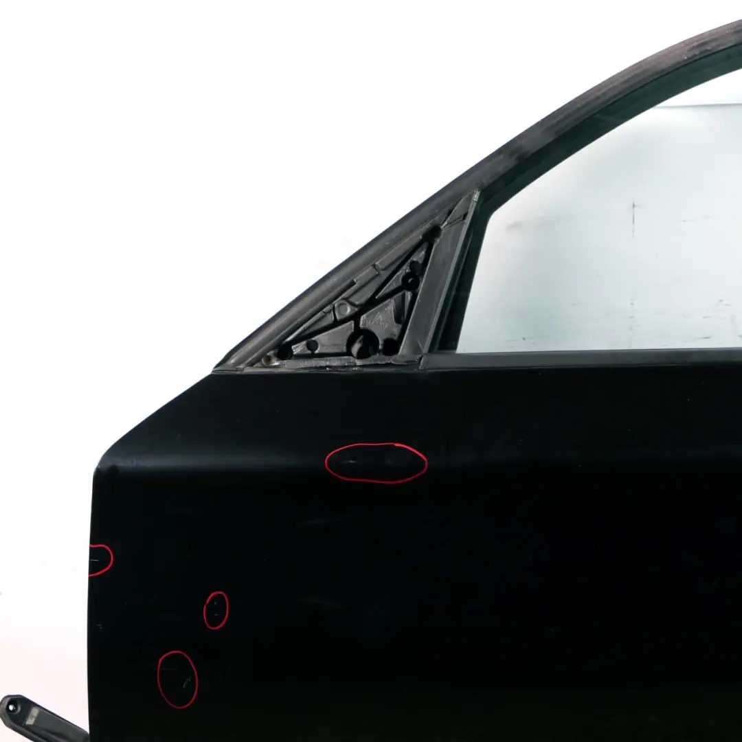 BMW 1 Series E87 Door Front Left N/S Schwarz 2 Black - 668 - SKU 7191011-SCH4 - Part number 7191011