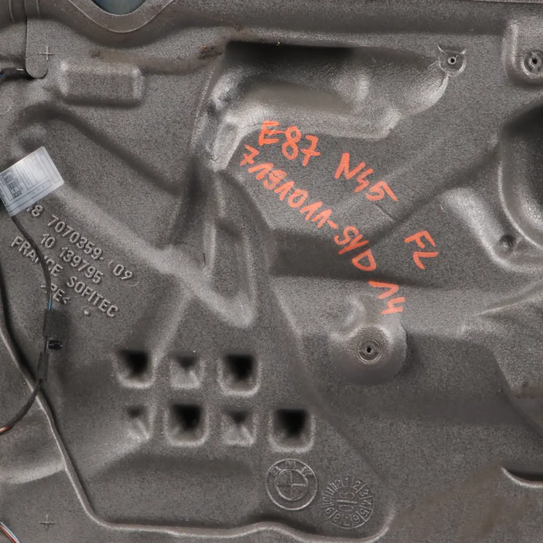 Door Front Left N/S Sydneyblau Sydney Blue Metallic - A19 to BMW E87 with Part number 7191011 BMW E87 Door Front Left N/S Sydneyblau Sydney Blue Metallic - A19 - SKU 7191011-SYD14 - Part number 7191011