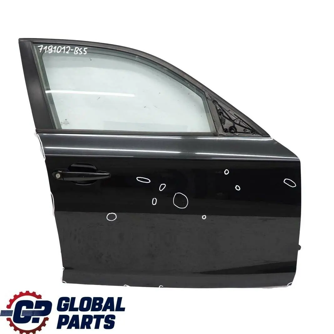 BMW E87 Door Front Right O/S Black Sapphire Metallic - 475 - SKU 7191012-BS5 - Part number 7191012