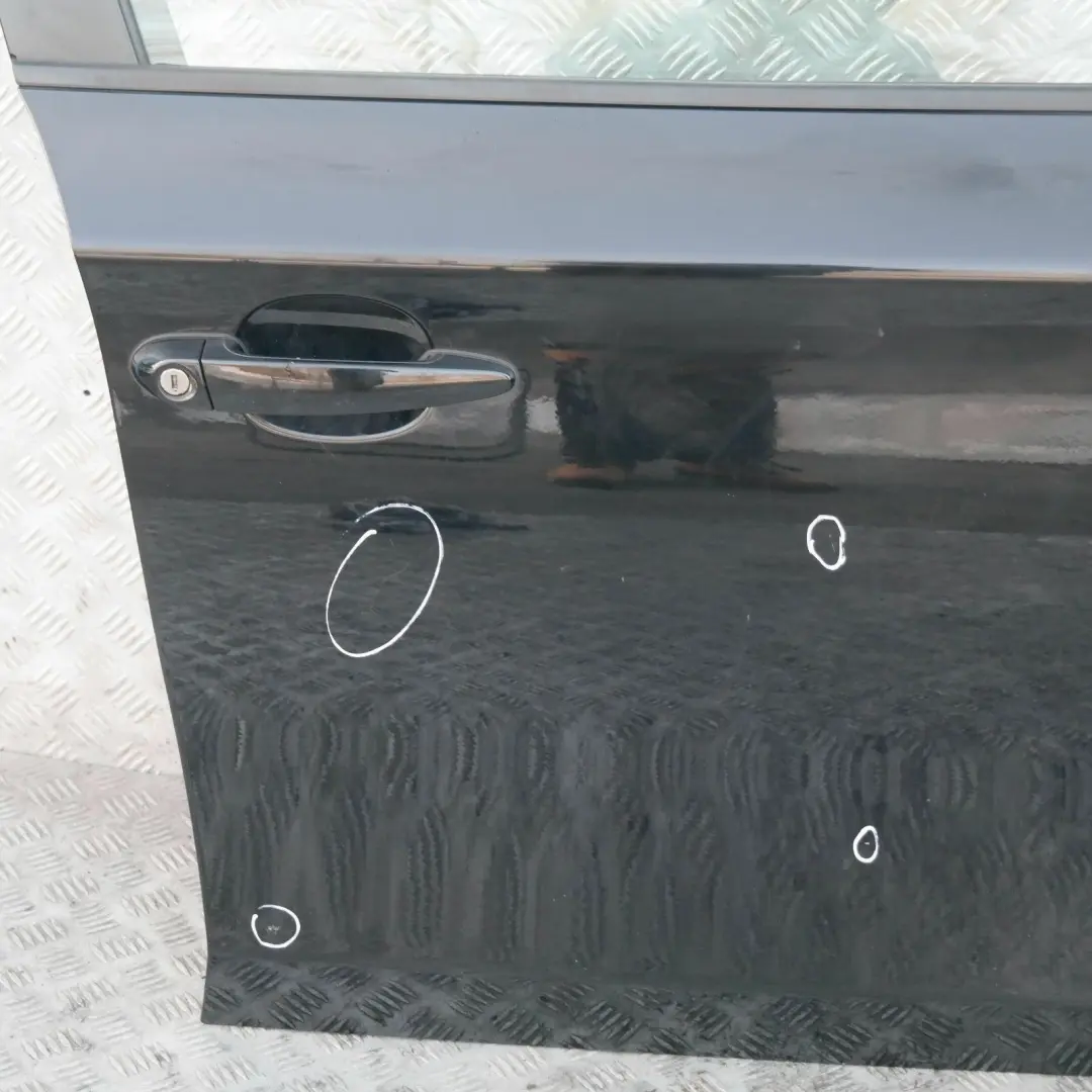Beifahrer Tür vorne rechts Schwarz 2 BMW 1 er E87 E87 LCI - SKU 7191012-SCH12 - Teilenummer 41517191012